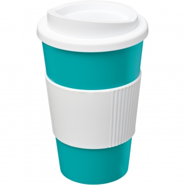 Logo trade promotional products image of: Americano® 350 ml insulated tumbler with grip