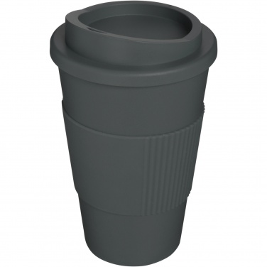 Logo trade promotional giveaway photo of: Americano® 350 ml insulated tumbler with grip