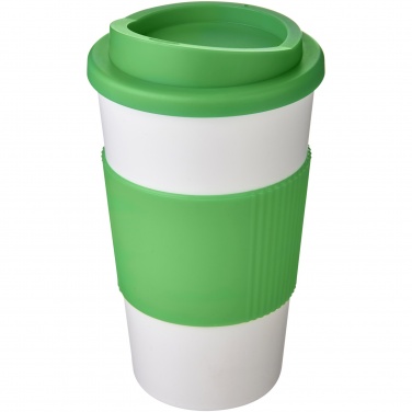 Logo trade promotional merchandise picture of: Americano® 350 ml insulated tumbler with grip