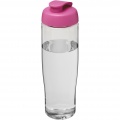 H2O Active® Tempo 700 ml flip lid sport bottle, Transparent / Pink