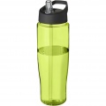 H2O Active® Tempo 700 ml spout lid sport bottle, Lime / Solid black