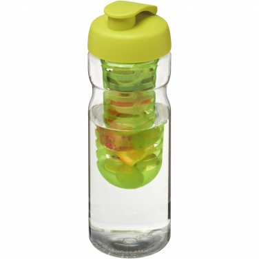 Logotrade promotional gift image of: H2O Active® Base 650 ml flip lid sport bottle & infuser