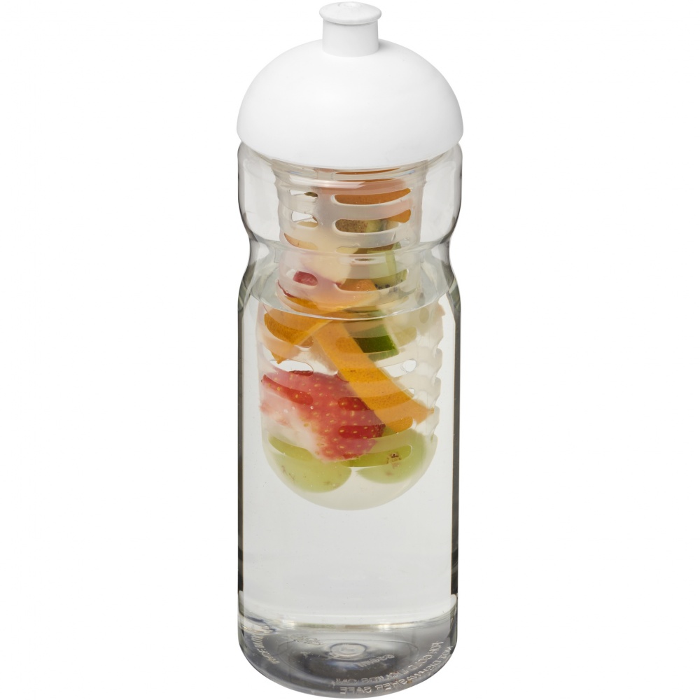 Logo trade promotional giveaway photo of: H2O Active® Base 650 ml dome lid sport bottle & infuser