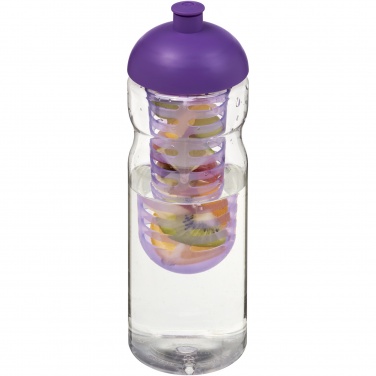 Logo trade promotional products image of: H2O Active® Base 650 ml dome lid sport bottle & infuser