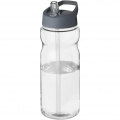 H2O Active® Base 650 ml spout lid sport bottle, Transparent / Storm grey