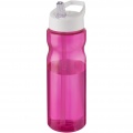 H2O Active® Base 650 ml spout lid sport bottle, Magenta / White