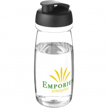 Logo trade promotional merchandise photo of: H2O Active® Pulse 600 ml flip lid sport bottle