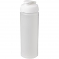 Baseline® Plus grip 750 ml flip lid sport bottle, Transparent / White