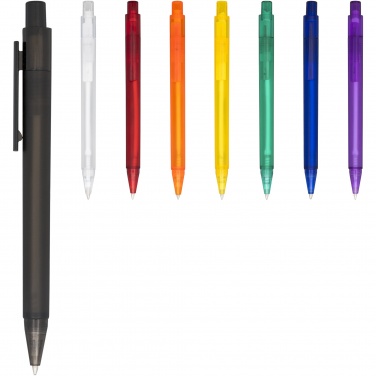 Logo trade promotional items picture of: Calypso frosted ballpoint pen