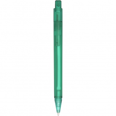 Logo trade promotional merchandise photo of: Calypso frosted ballpoint pen