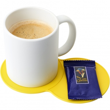 Logo trade promotional products image of: Sidekick plastic coaster