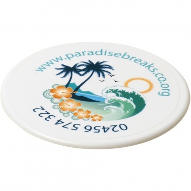 Logotrade corporate gift image of: Renzo round plastic coaster