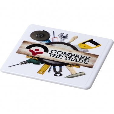 Logotrade business gifts photo of: Renzo square plastic coaster