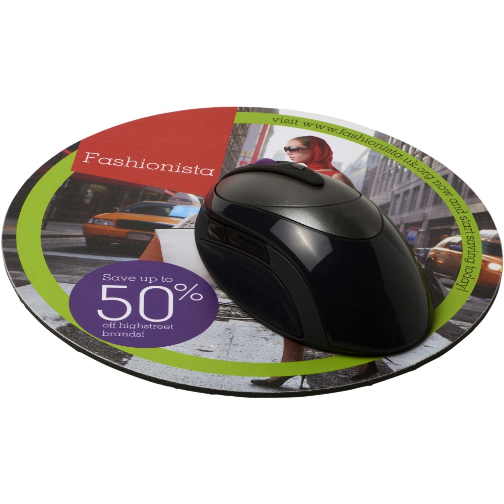 Logotrade advertising products photo of: Q-Mat® round mouse mat