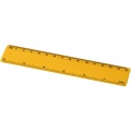 Renzo 15 cm plastic ruler, Yellow