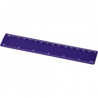 Logotrade advertising product picture of: Renzo 15 cm plastic ruler