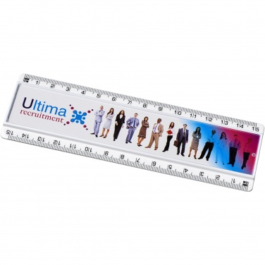 Logotrade promotional merchandise image of: Ellison 15 cm plastic insert ruler