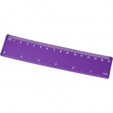 Logo trade advertising products image of: Rothko 15 cm plastic ruler