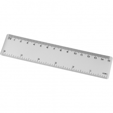 Logo trade promotional gifts picture of: Rothko 15 cm plastic ruler