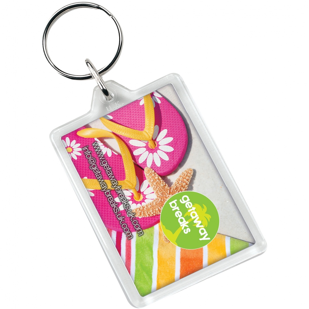 Logo trade advertising products image of: Vito C1 rectangular keychain