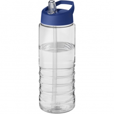 Logo trade promotional gifts image of: H2O Active® Treble 750 ml spout lid sport bottle