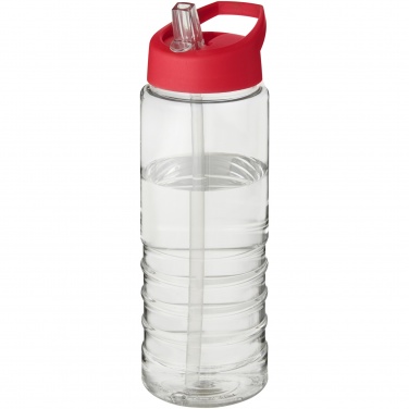 Logo trade promotional gifts image of: H2O Active® Treble 750 ml spout lid sport bottle