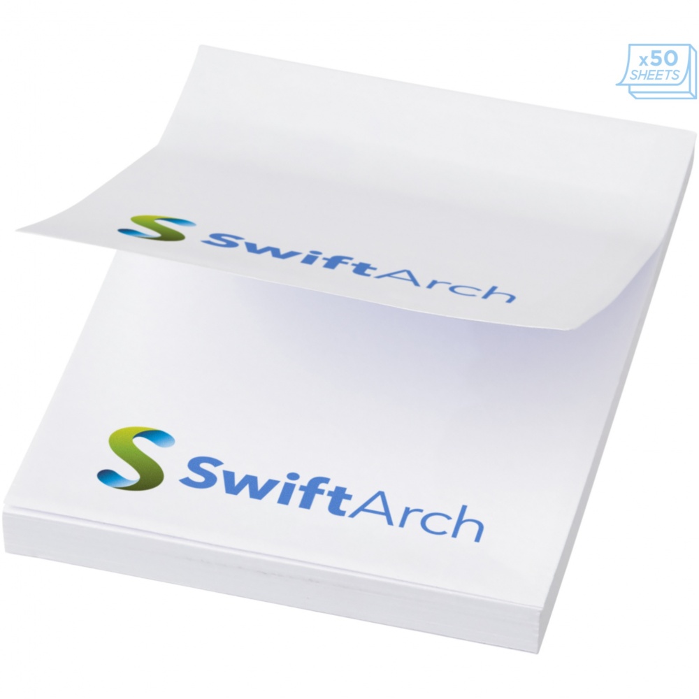 Logo trade promotional gifts image of: Sticky-Mate® A8 sticky notes 50x75mm