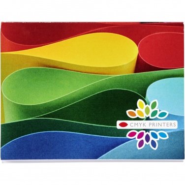 Logo trade corporate gift photo of: Sticky-Mate® A7 soft cover sticky notes 100x75mm