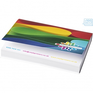 Logotrade promotional merchandise picture of: Sticky-Mate® A7 soft cover sticky notes 100x75mm