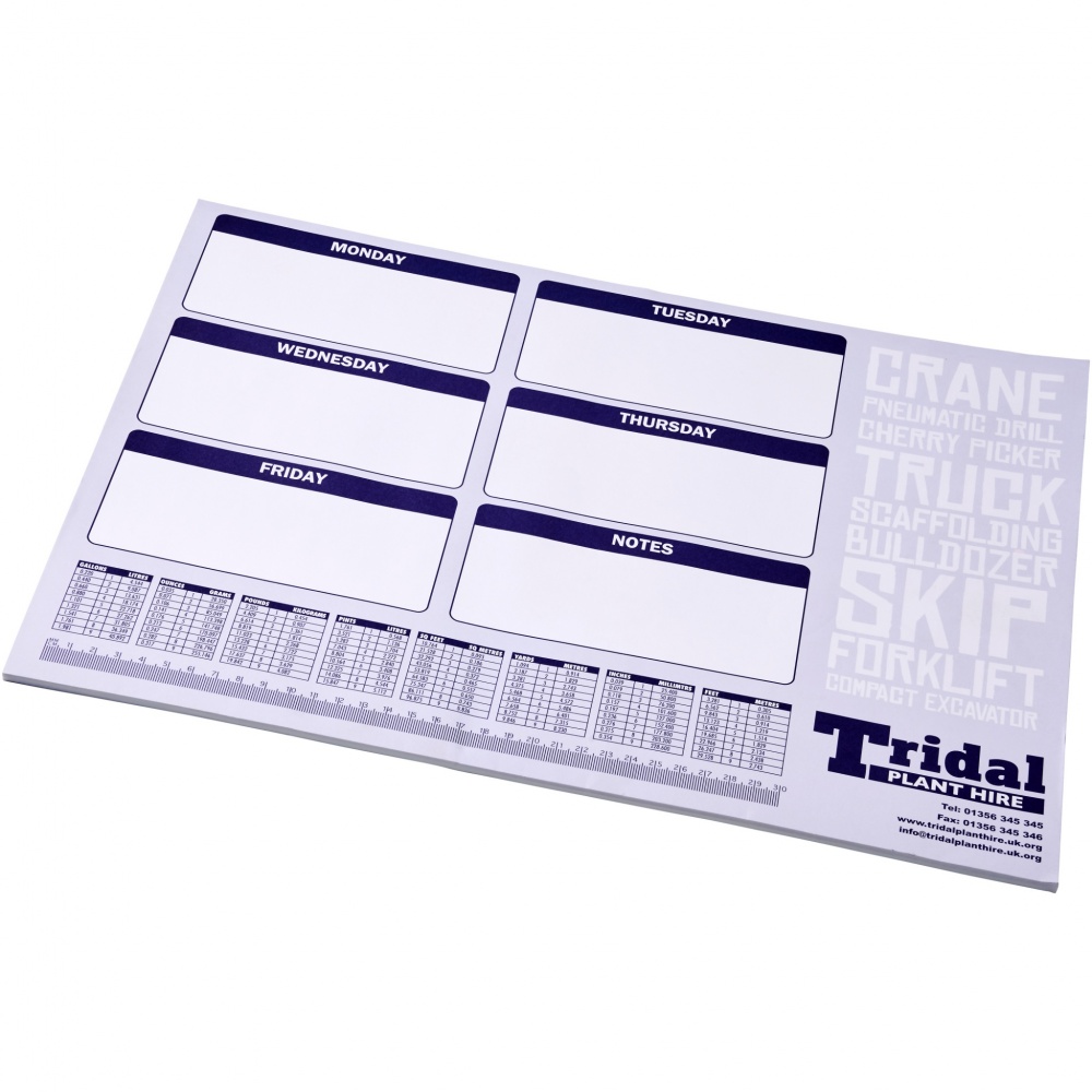 Logo trade advertising product photo of: Desk-Mate® A2 notepad