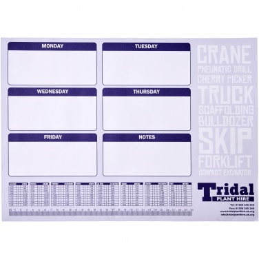 Logo trade promotional gifts image of: Desk-Mate® A2 notepad