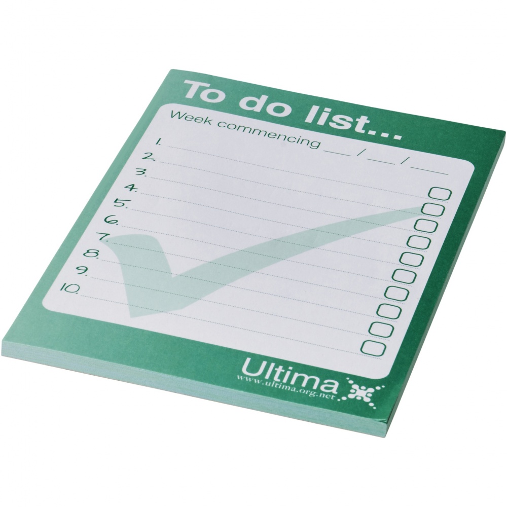 Logo trade promotional items image of: Desk-Mate® A6 notepad