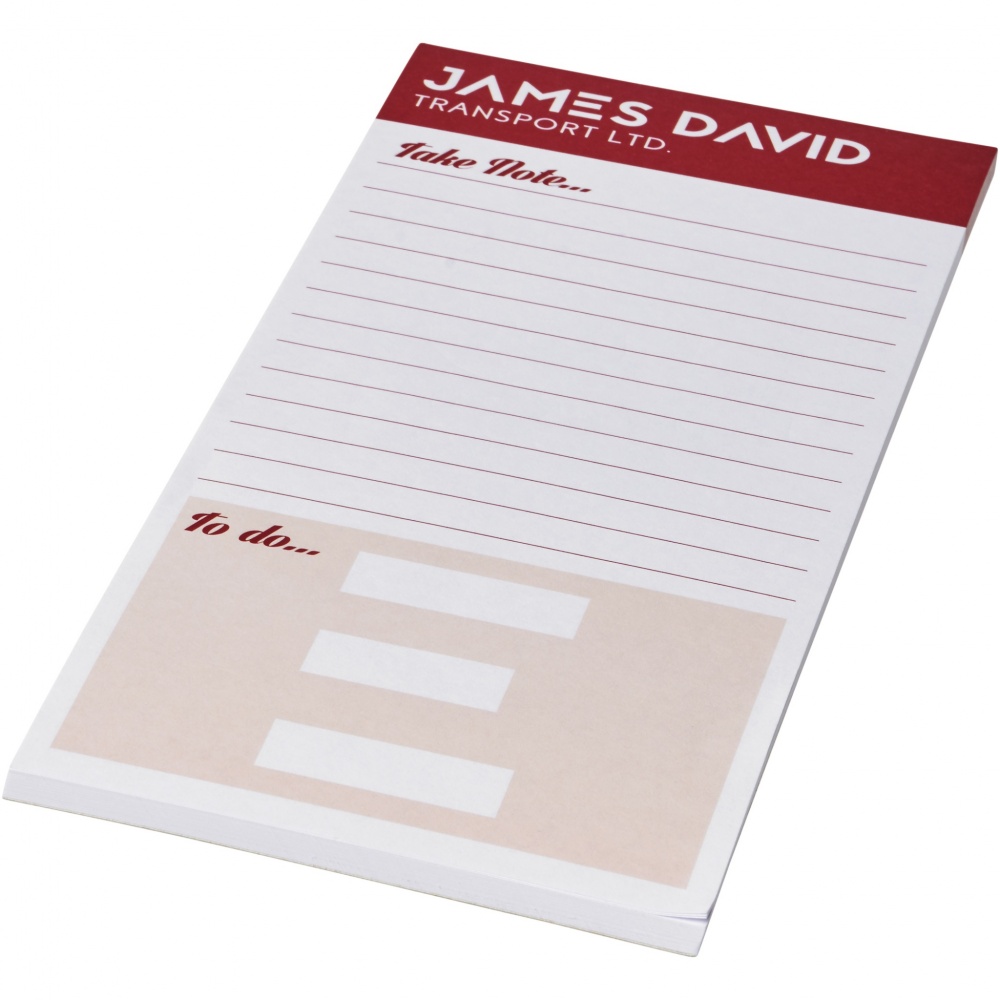 Logo trade corporate gifts image of: Desk-Mate® 1/3 A4 notepad