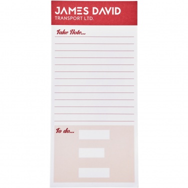 Logo trade promotional items image of: Desk-Mate® 1/3 A4 notepad