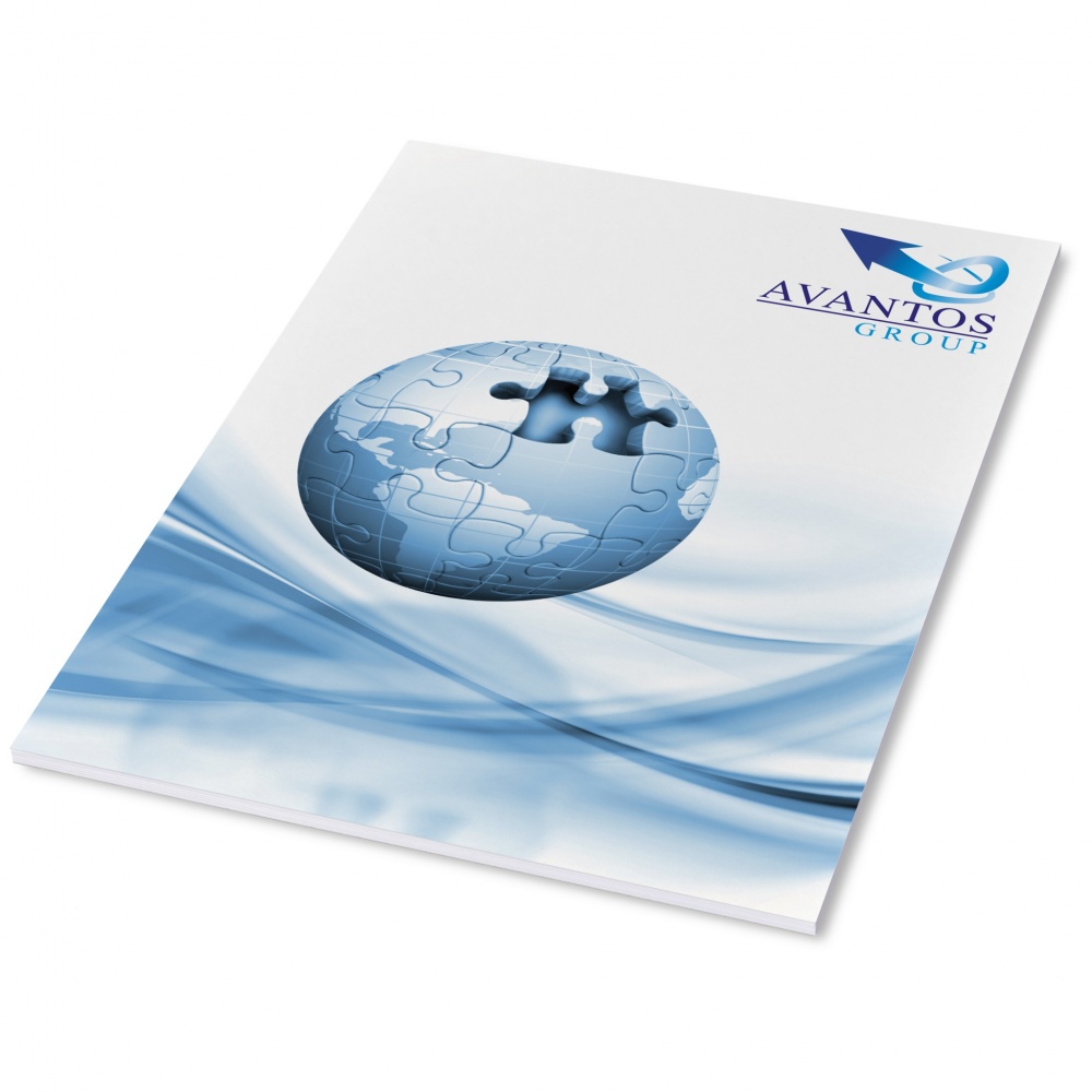 Logo trade promotional item photo of: Desk-Mate® A4 notepad wrap over cover