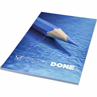 Logo trade promotional product photo of: Desk-Mate® A5 notepad wrap over cover