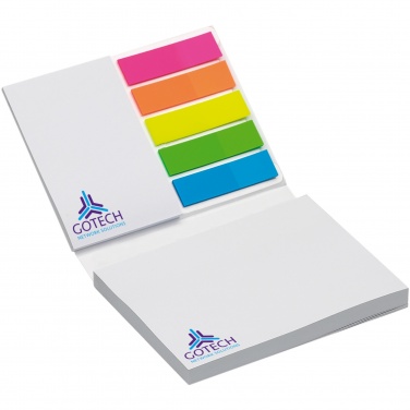 Logo trade promotional giveaway photo of: Combi notes marker set soft cover