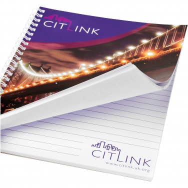 Logo trade promotional merchandise picture of: Desk-Mate® spiral A4 notebook