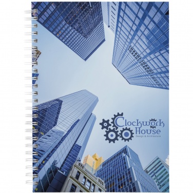 Logo trade promotional product photo of: Wire-o A5 notebook hard cover