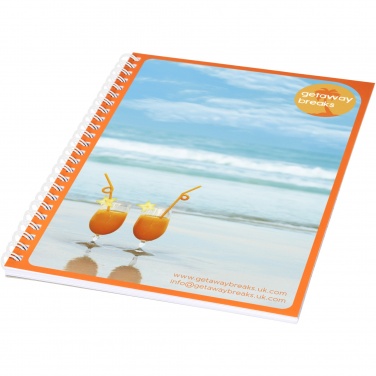 Logo trade promotional gifts picture of: Desk-Mate® A5 notebook synthetic cover