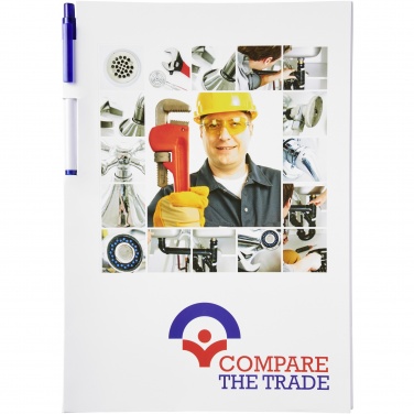 Logo trade advertising products picture of: Essential conference pack A4 notepad and pen