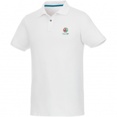 Logotrade promotional merchandise picture of: Beryl short sleeve men's organic recycled polo