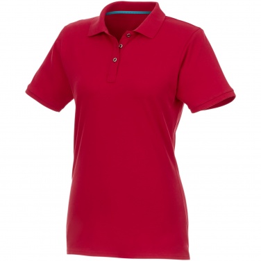 Logo trade promotional gifts image of: Beryl short sleeve women's organic recycled polo