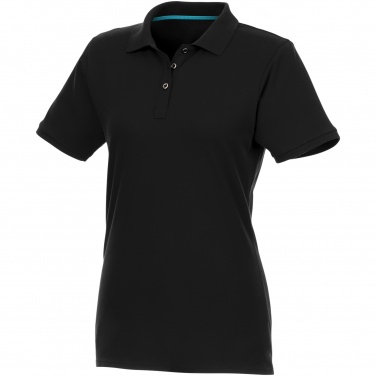 Logotrade promotional gift picture of: Beryl short sleeve women's organic recycled polo