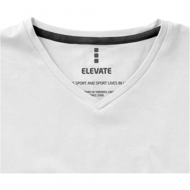 Logotrade advertising product image of: Kawartha short sleeve men's organic V-neck t-shirt