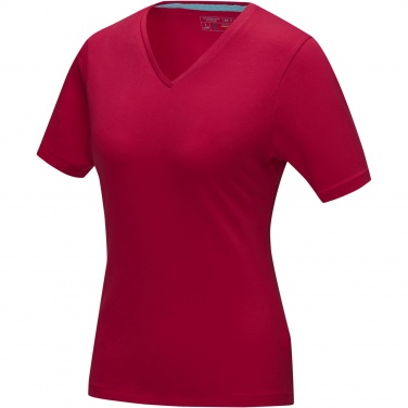 Logo trade promotional giveaways picture of: Kawartha short sleeve women's organic V-neck t-shirt