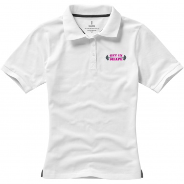 Logo trade promotional gift photo of: Calgary short sleeve women's polo