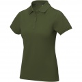 Calgary short sleeve women's polo, Army green