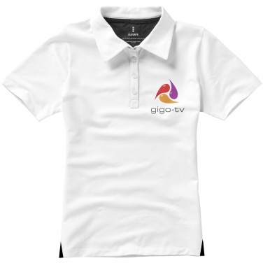 Logo trade corporate gift photo of: Markham short sleeve women's stretch polo