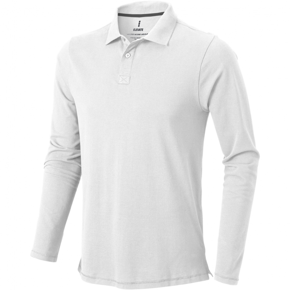 Logo trade corporate gift photo of: Oakville long sleeve men's polo